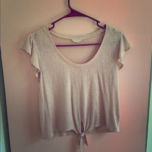 Cute pink summer crop top